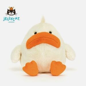 Jellycat Cream and Orange Plush Toy